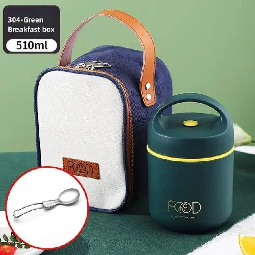 304 Handle Insulated Lunch Box