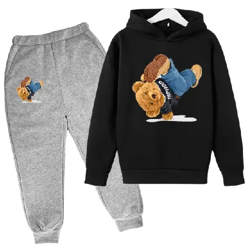 Kids Hoodie and Pants Set for Spring/Autumn