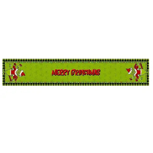 Christmas Table Runner Merry Tablecloth