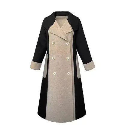 Vintage Long Coat Women Long Sleeve