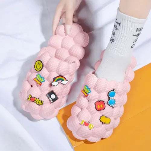 Soft Non-Slip Bubble Slippers For Couples