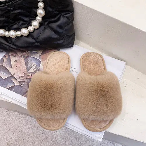 Women's Winter Warm Fluffy Slippers